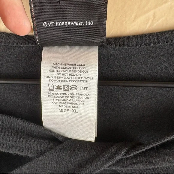 Harley-Davidson Black Fitted Cut Out 3/4 Sleeve Tee Top Montgomery AL Women’s XL - Picture 6 of 6